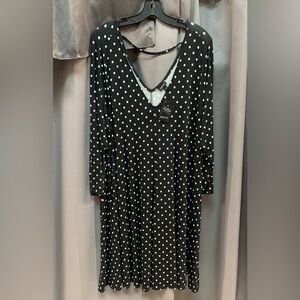 Torrid polka dot dress, size 22/24 NWT